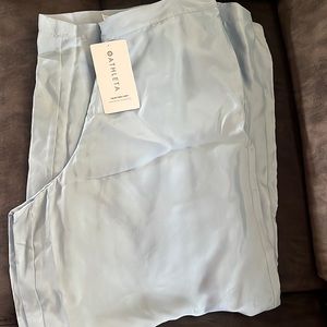 Calm Cool Athleta Pant, Baby blue, size L, never wore, brand new.